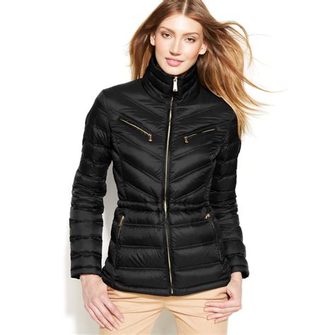 michael kors puffer jackets ladies|Michael Kors packable puffer jacket.